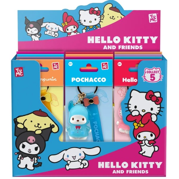 Фото - Брелок Yu Me Hello Kitty Куроми в дождевике (11721)